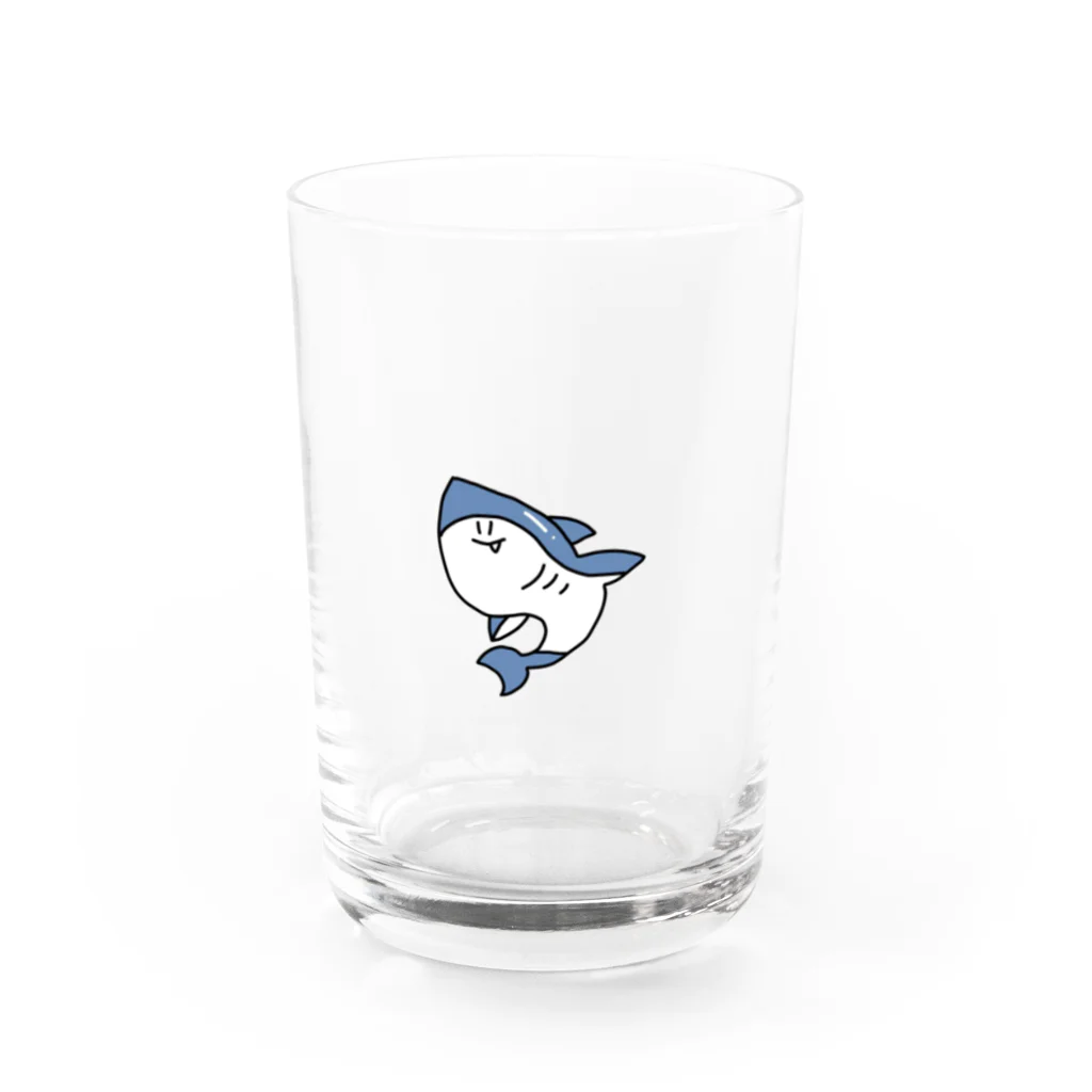 無気力動物園の無気力水族館 サメ Water Glass :front