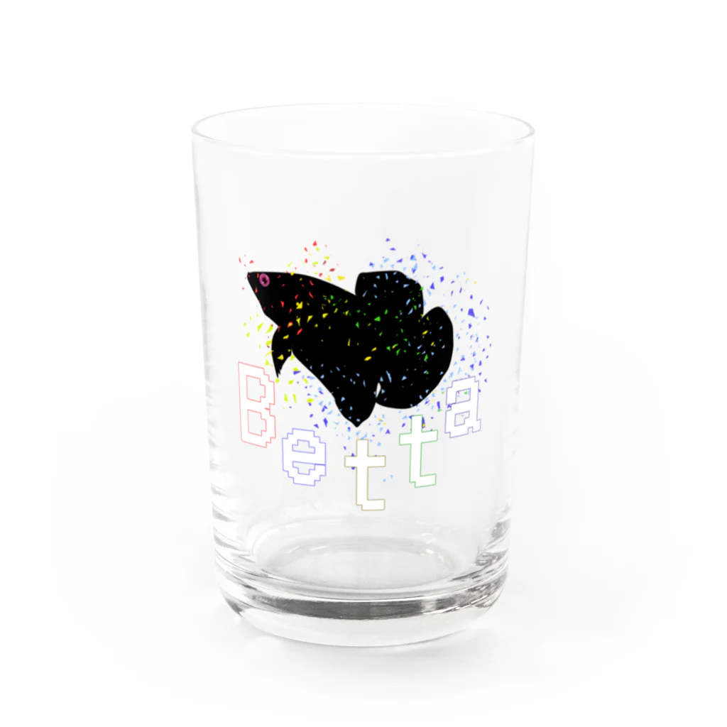 VividWildのVividFishBetta Water Glass :front