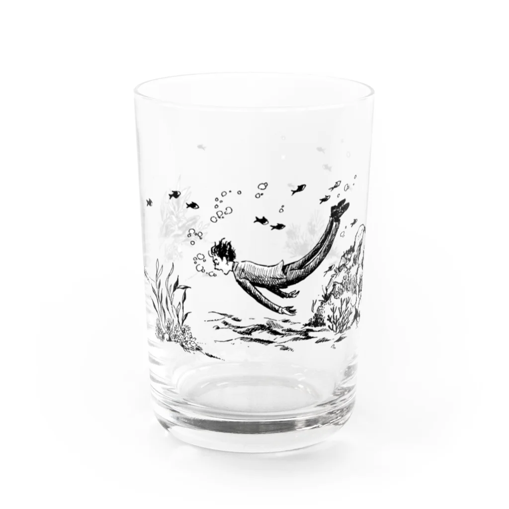 コドモペーパーのみなぞこ Water Glass :front