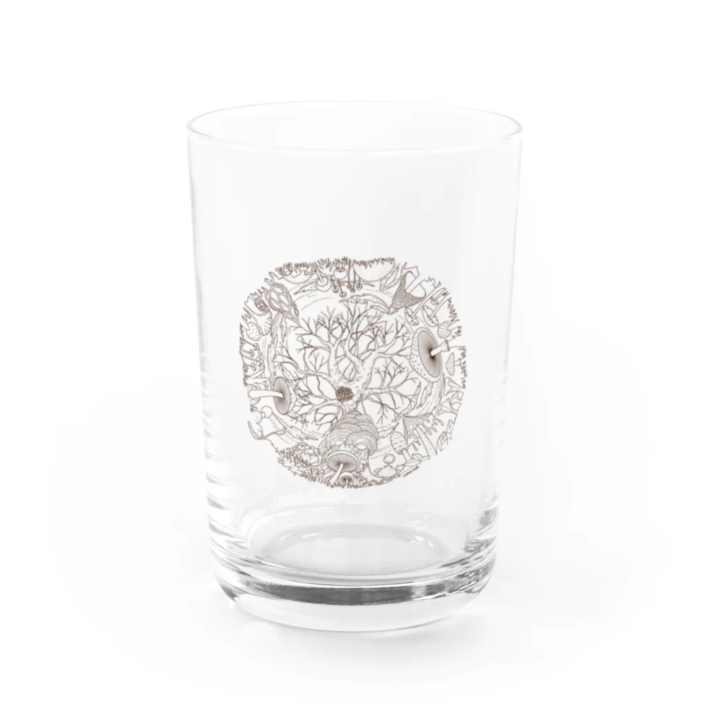 cementmilk WEBショップのGURURITOKINOKO Water Glass :front