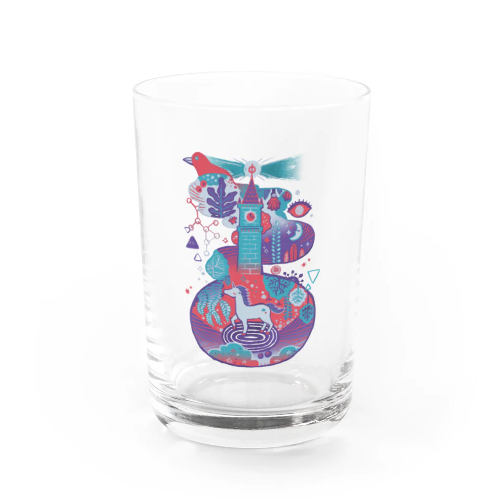 IZANAMI by Akane YabushitaのWonderland（世界の終りとハードボイルド・ワンダーランド） Water Glass :front