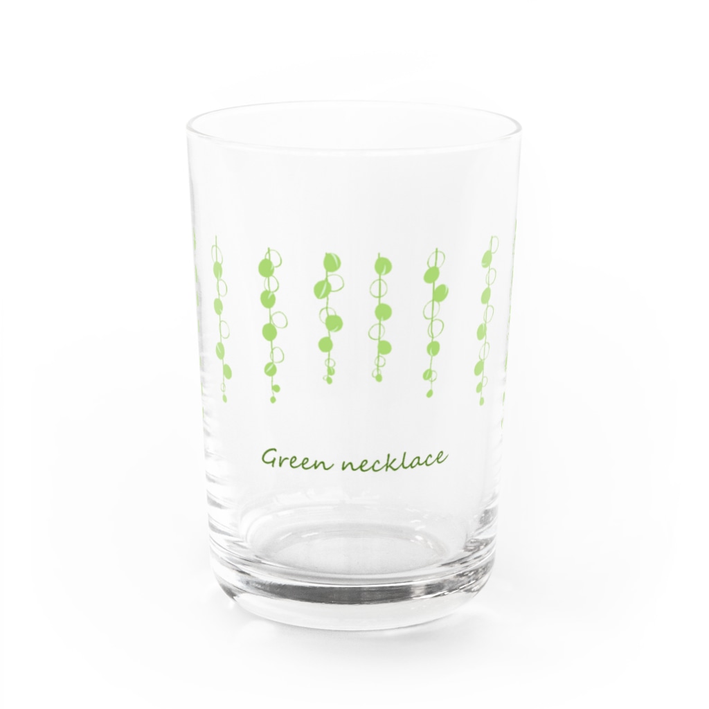 DOTEKKOのT-29 Green necklace Water Glass :front