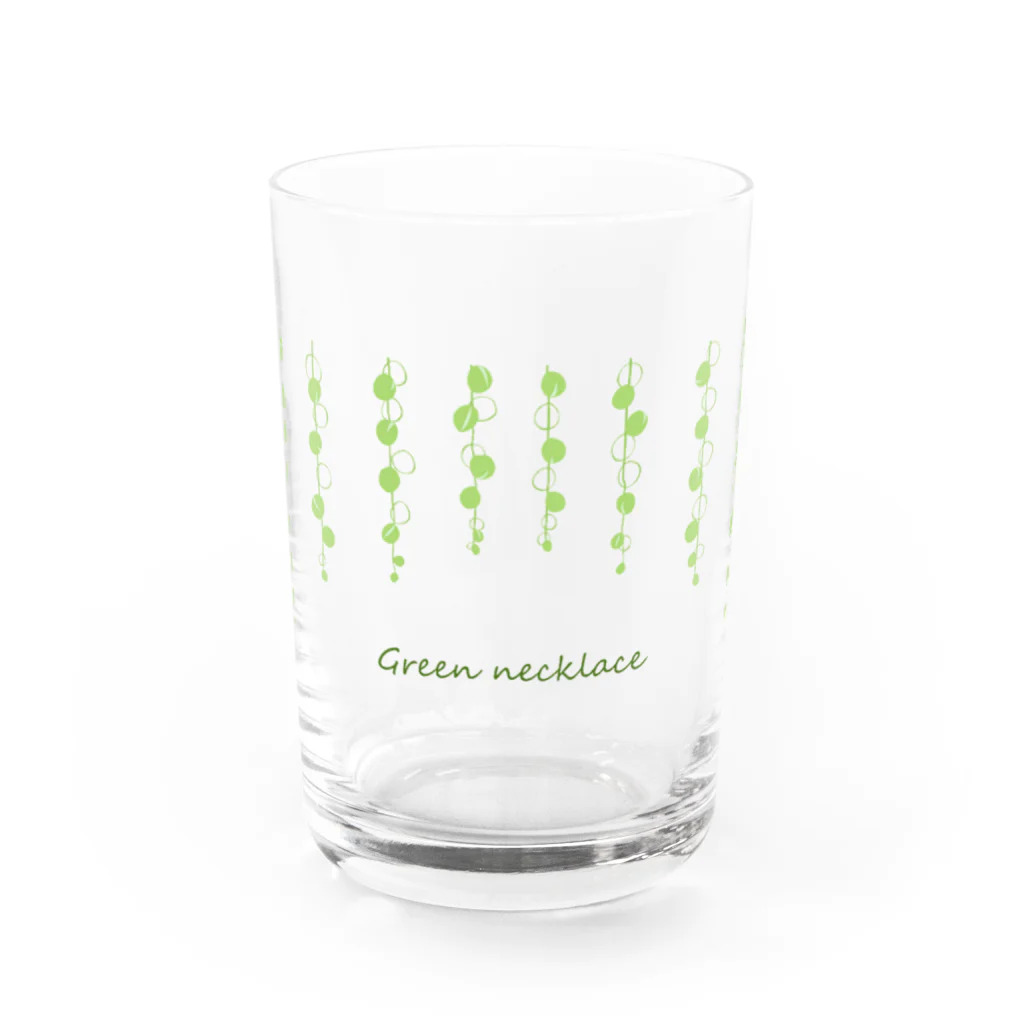 DOTEKKOのT-29 Green necklace Water Glass :front