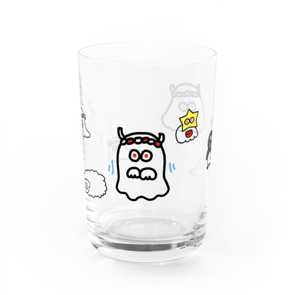 お店ショップ(^.^)の白が合う Water Glass :front