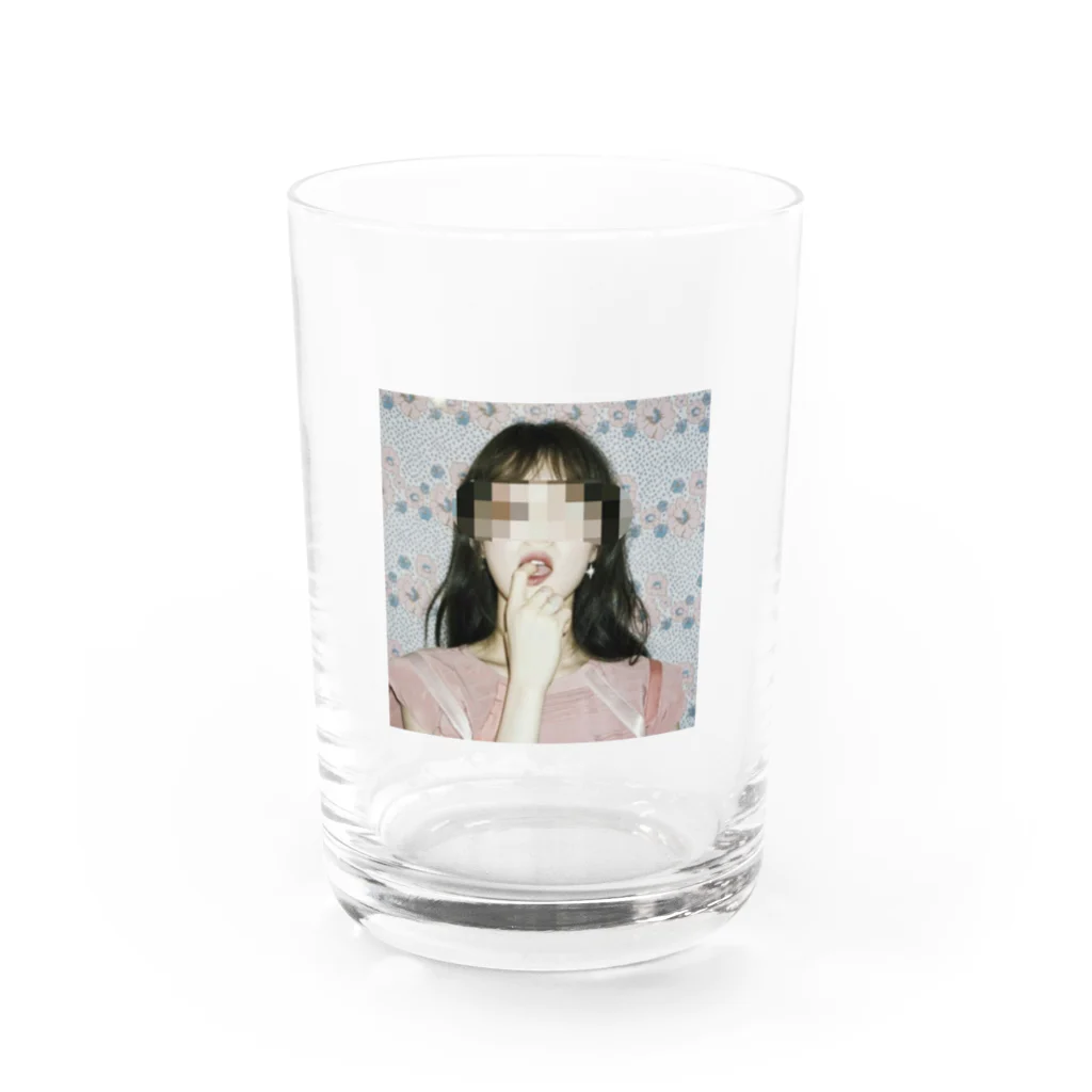 aaapuqupuのmellow mosaic Water Glass :front