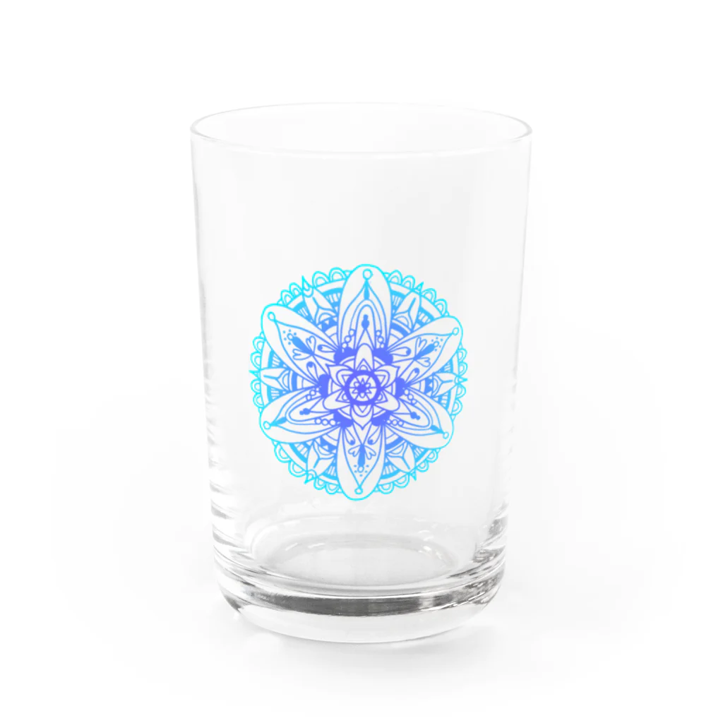 Feeling art 013☻の結晶 Water Glass :front