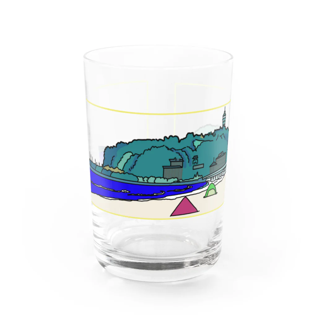 きたぐちの江ノ島 Water Glass :front