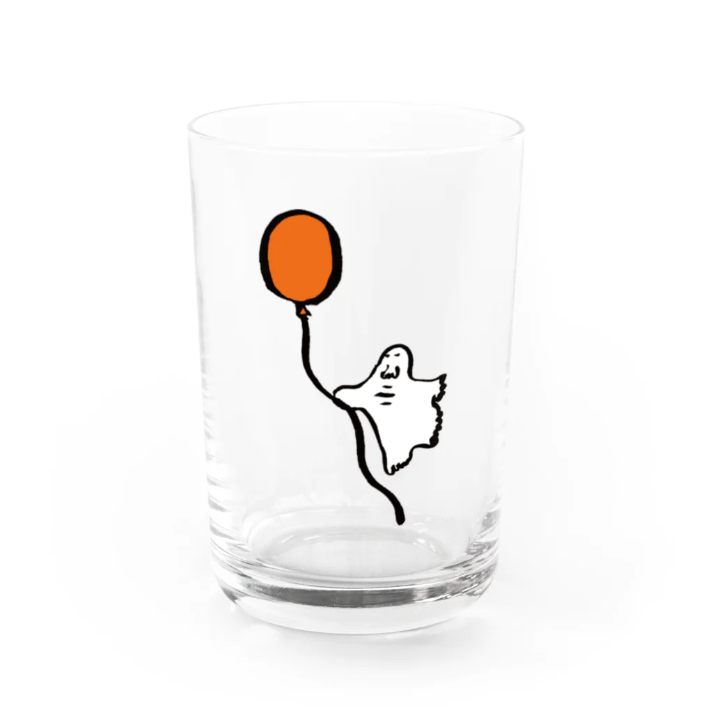 キモチファクトリーの旅立つきもちくん Water Glass :front