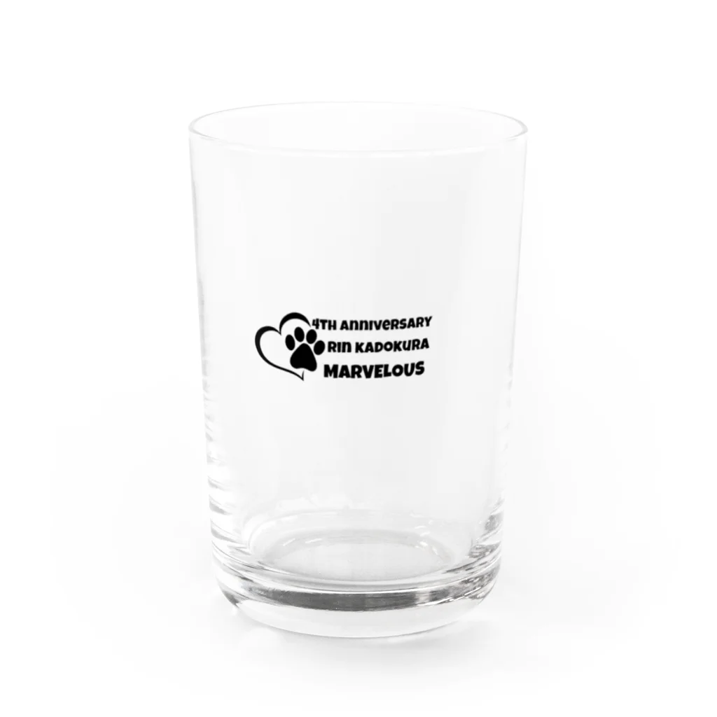 凛の4th Anniversaryグッズ Water Glass :front