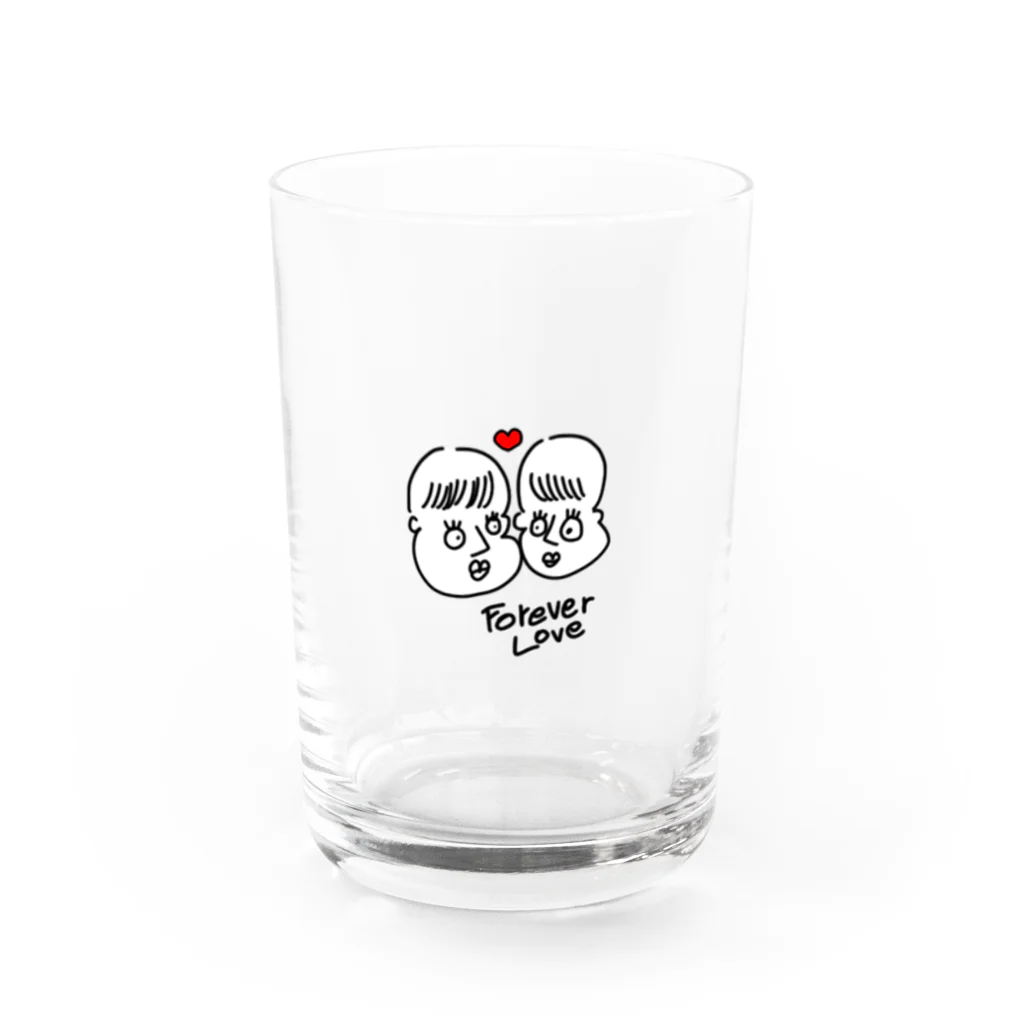 tsubomi creativeのForever love Water Glass :front