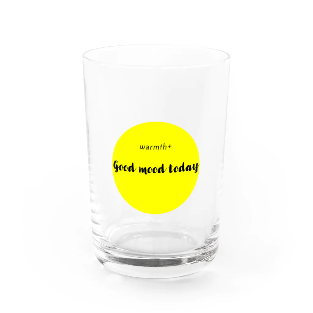 waRmthのgood mood today シリーズ Water Glass :front