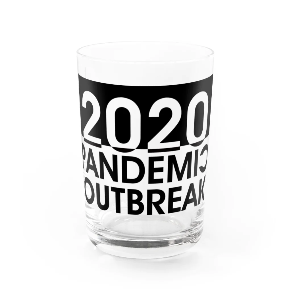 808 IOLANI CREATIONSのPANDEMIC2020 グラス前面