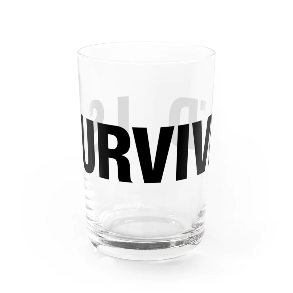 shoppのI SURVIVED 雑貨 Water Glass :front