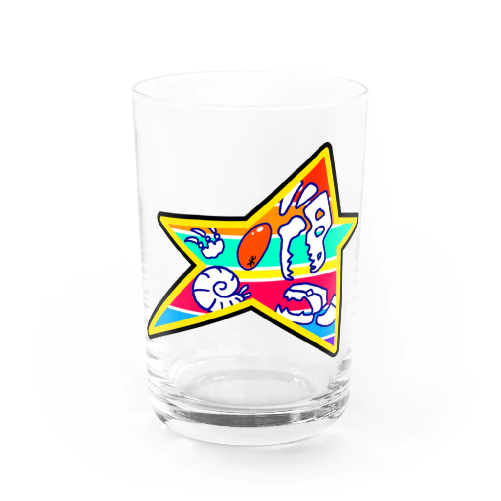 LIFE_is_a_JOKEの地層-スター Water Glass :front