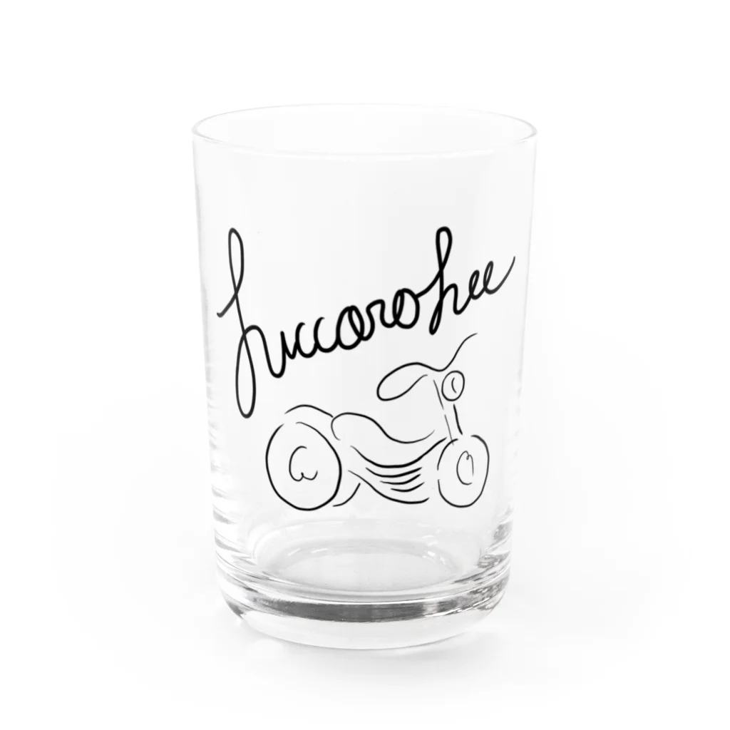 hiccoroheeのmotorbike Water Glass :front