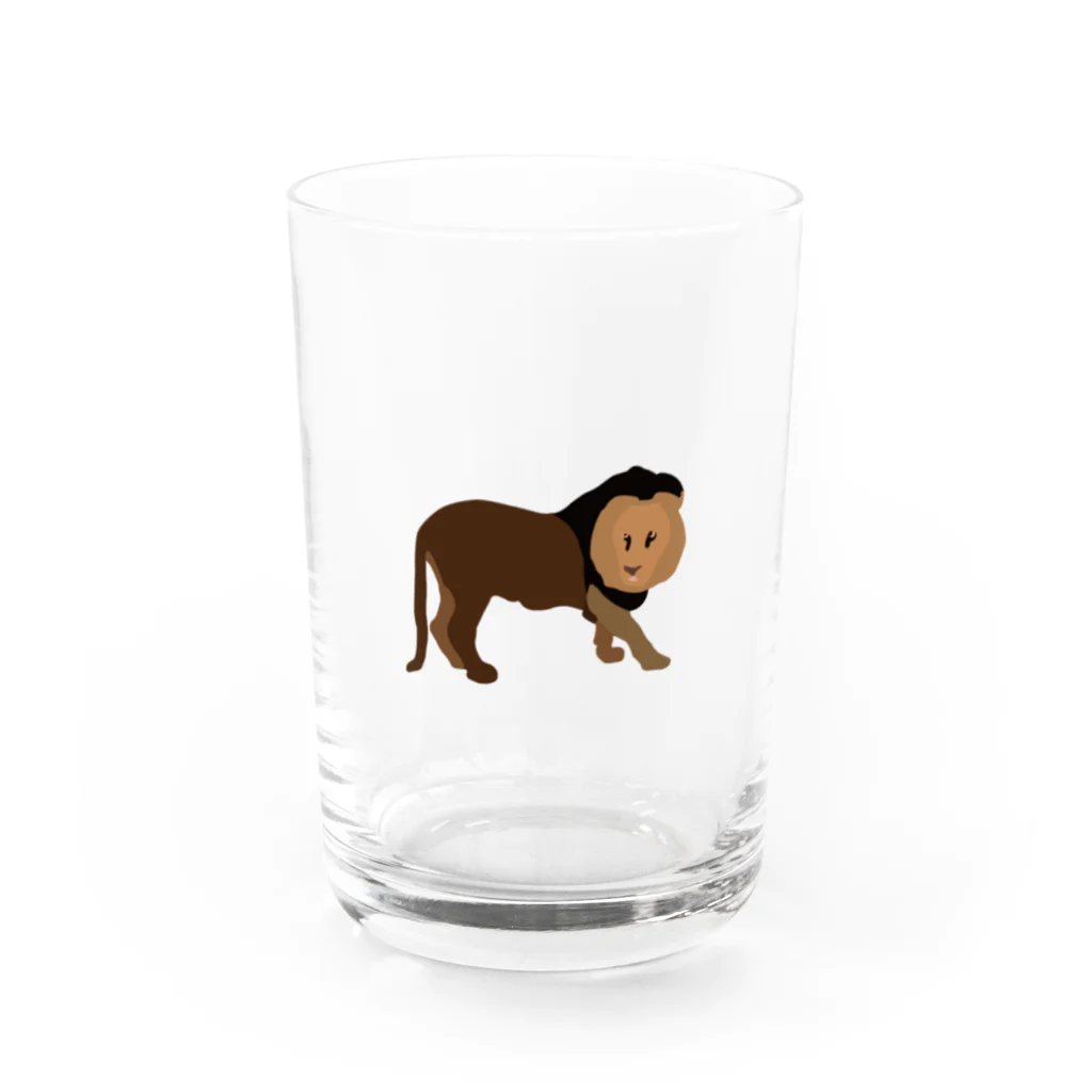 MOBのライオン Water Glass :front