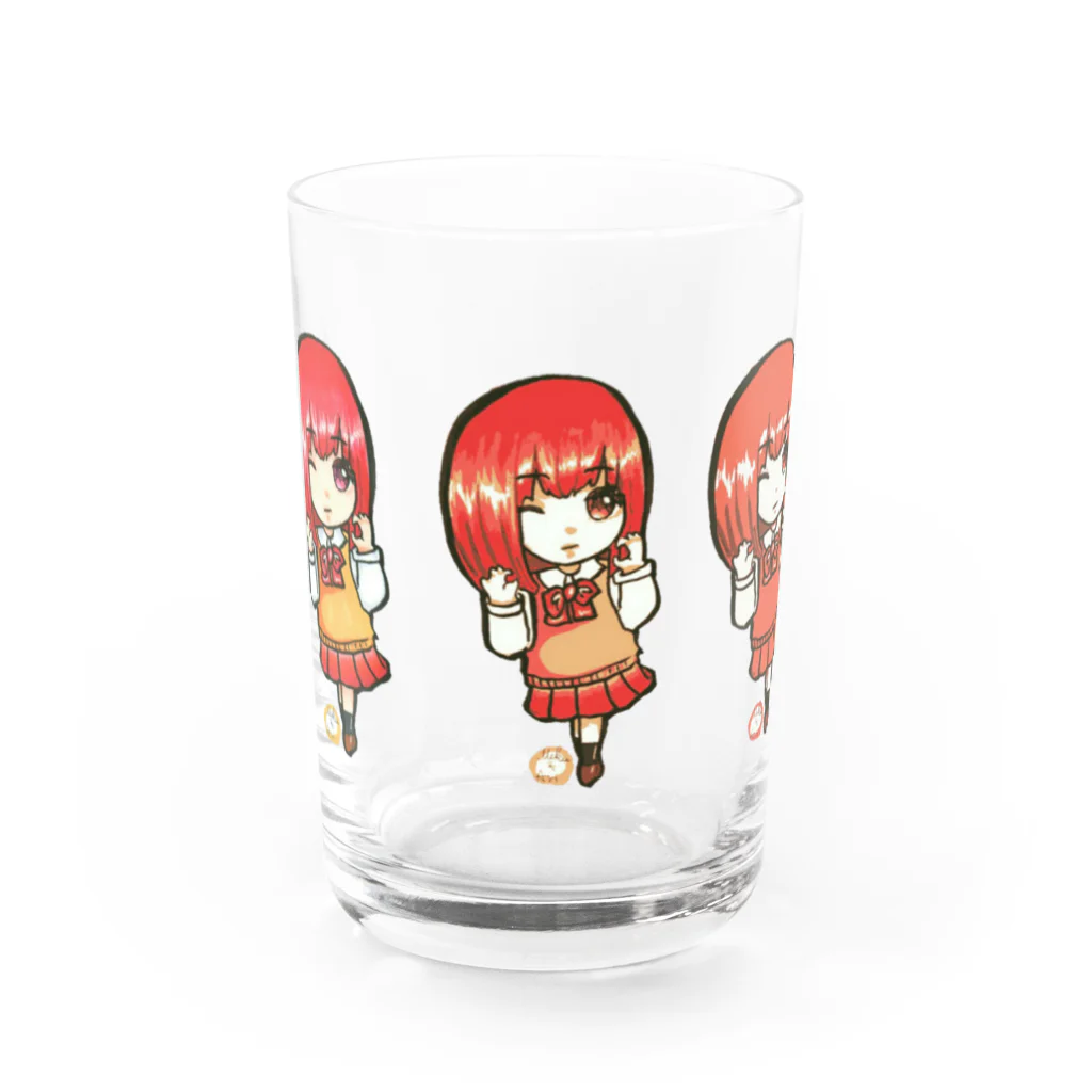 ＊あり＊の虹色創世記のあさひ(みくさんコラボ) Water Glass :front