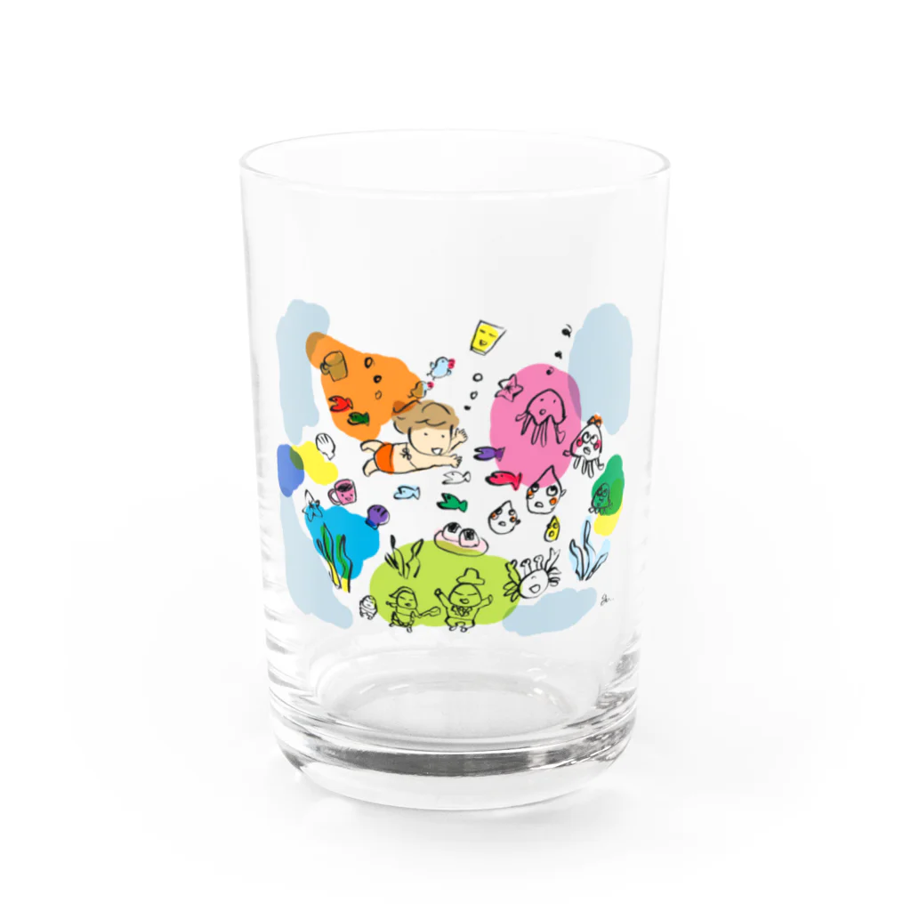 yulico_channelのみんなであそぼ Water Glass :front