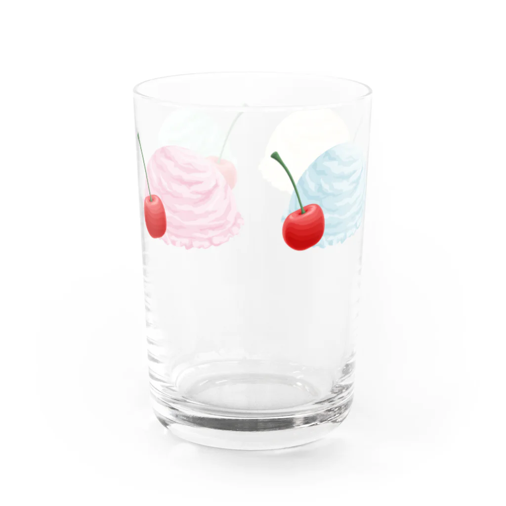 竹脇モータース２号店の大盛り-なんでもクリームソーダになるグラス Water Glass :front