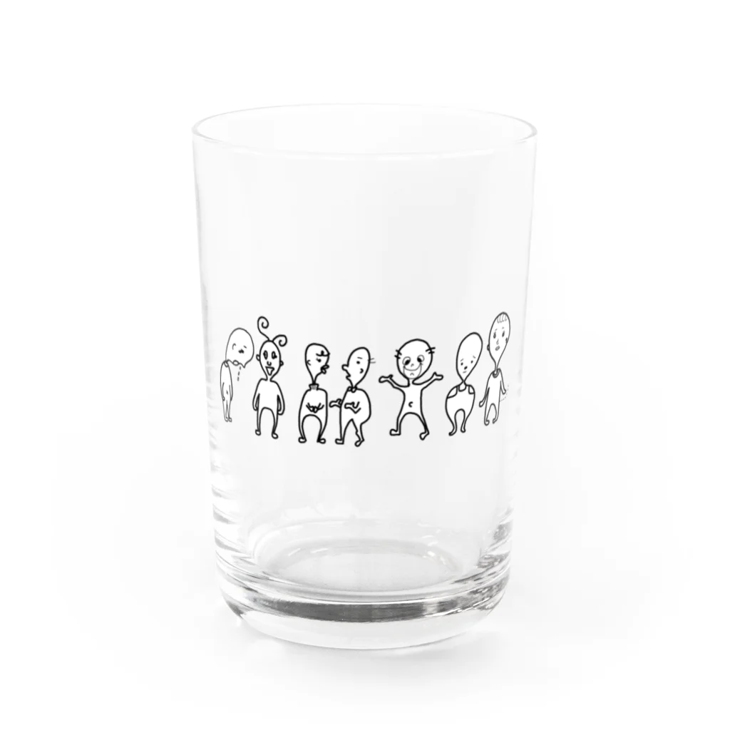 Negmieeのおうちのネグみーと井戸端会議 Water Glass :front