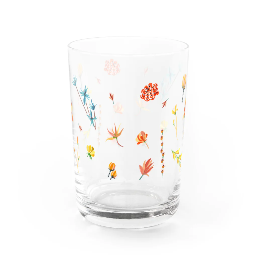 いわたつ ななえの Let's spring Water Glass :front