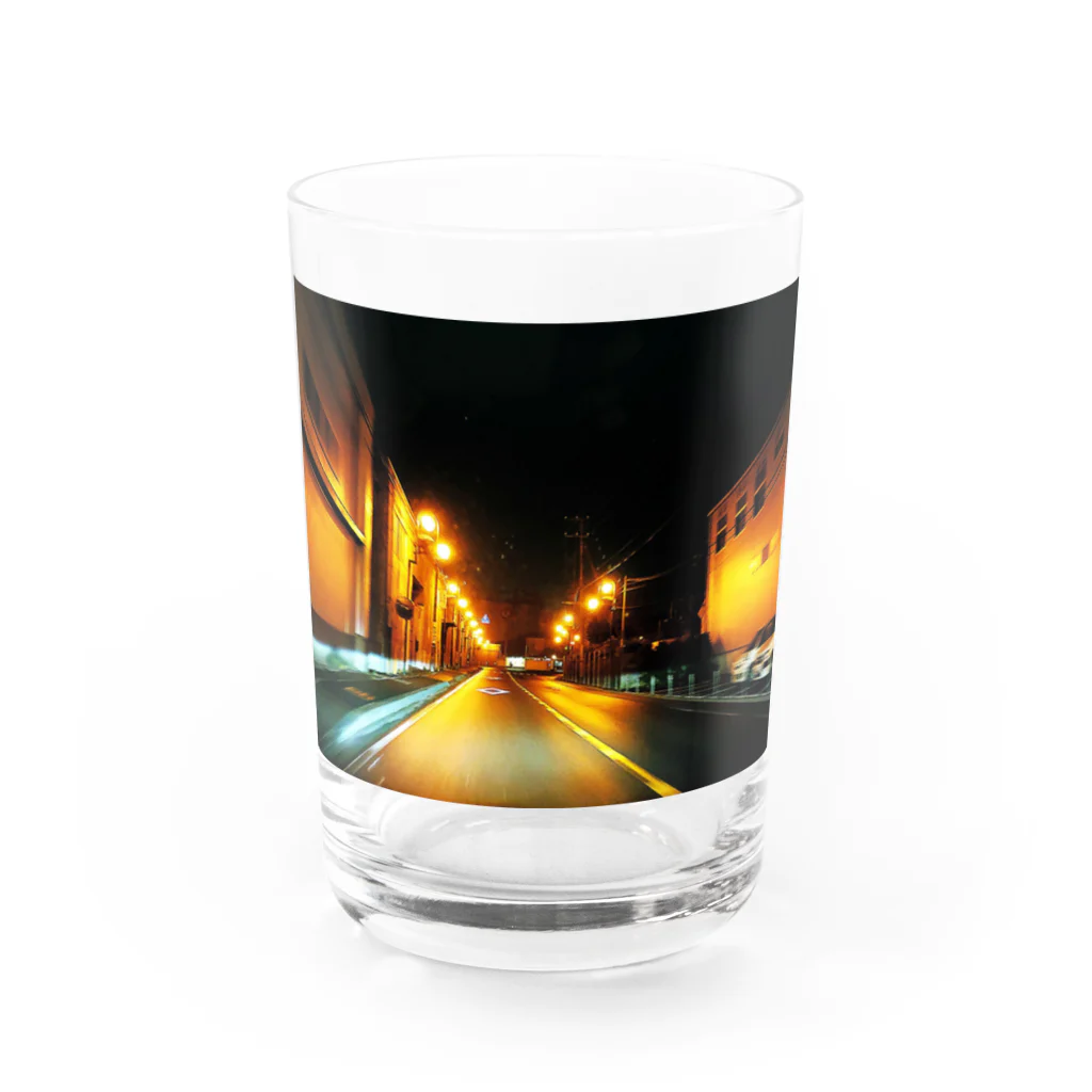 coronblanのサイレントタウン Water Glass :front