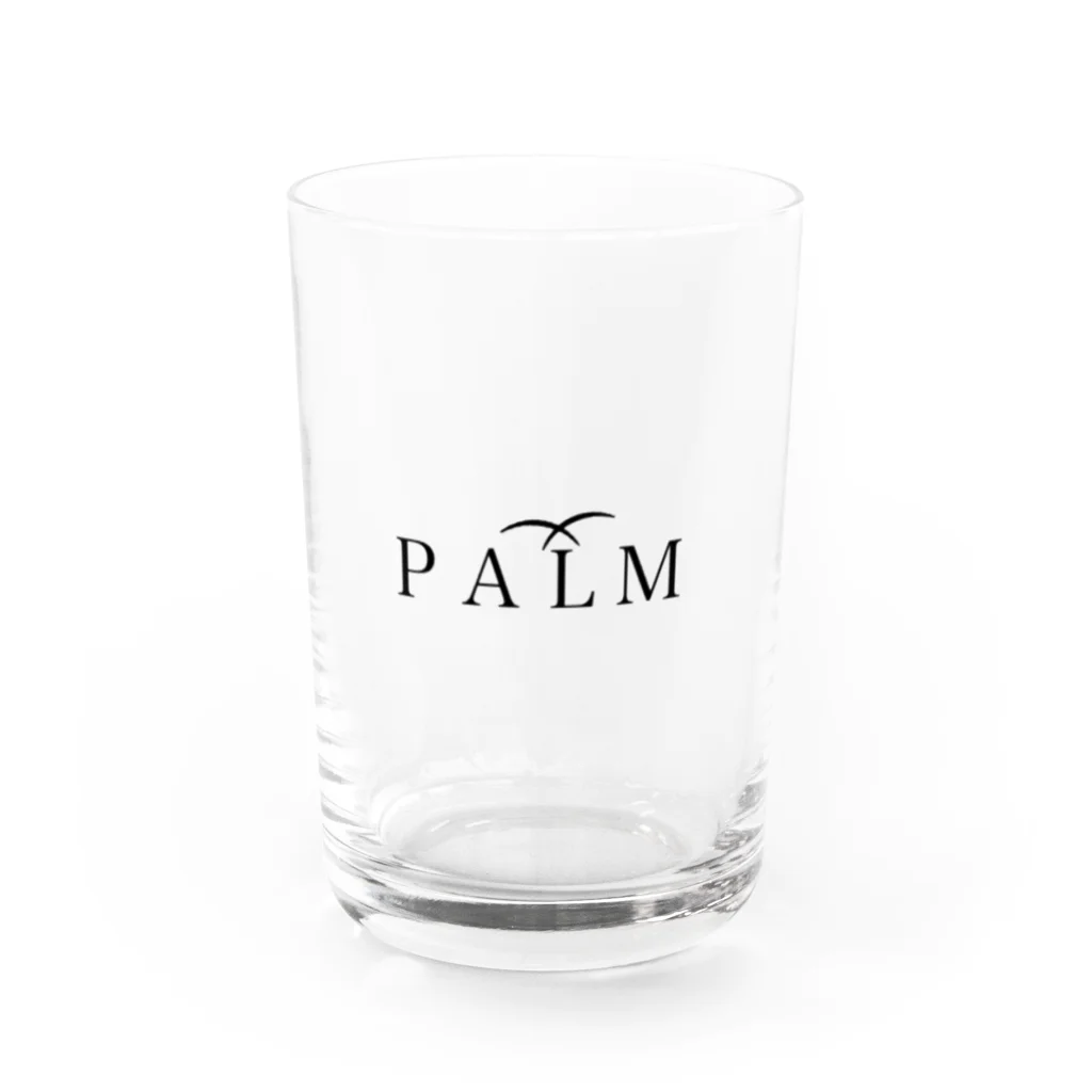 PALMのpalwnamalogo Water Glass :front