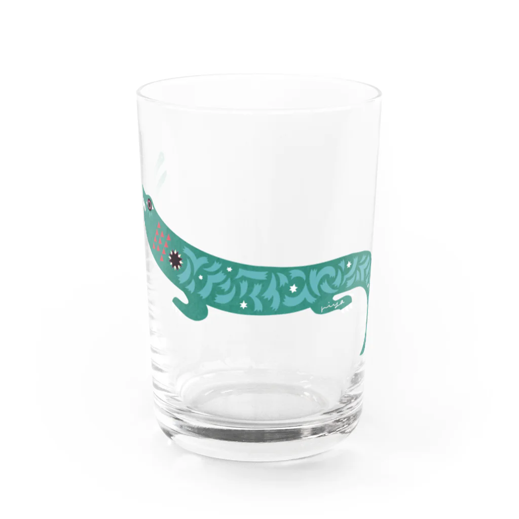 riya のWANI　GREEN Water Glass :front