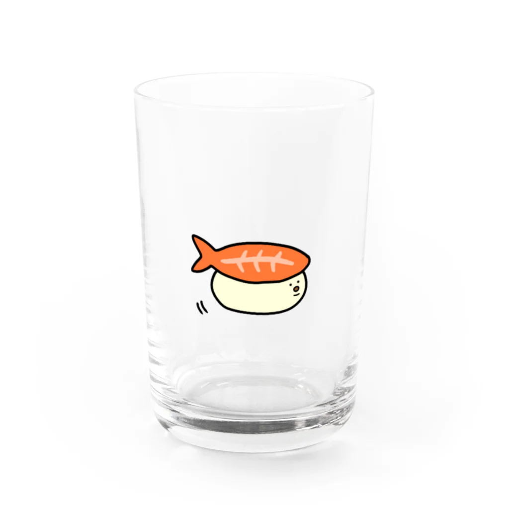 にょろりん侍のエビス Water Glass :front