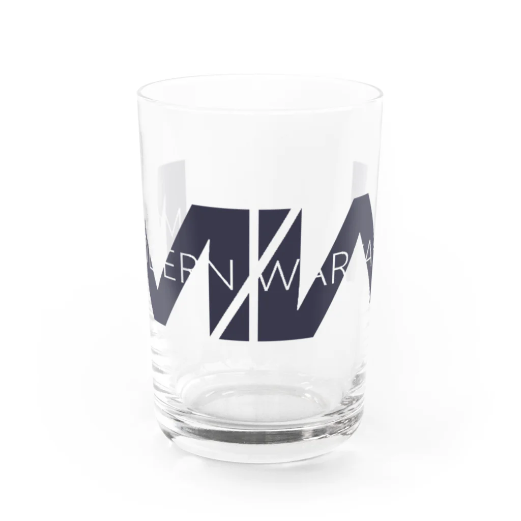 oh!かみさんのTシャツ屋さんのMODERN WARFARE. Water Glass :front