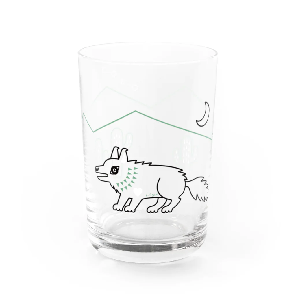 riya のWOLFグラス グラス前面