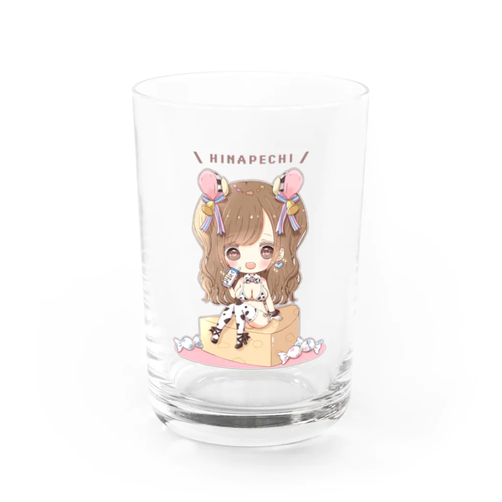 麻倉ひな子🦄🌸ひなぺちのひなぺち Water Glass :front