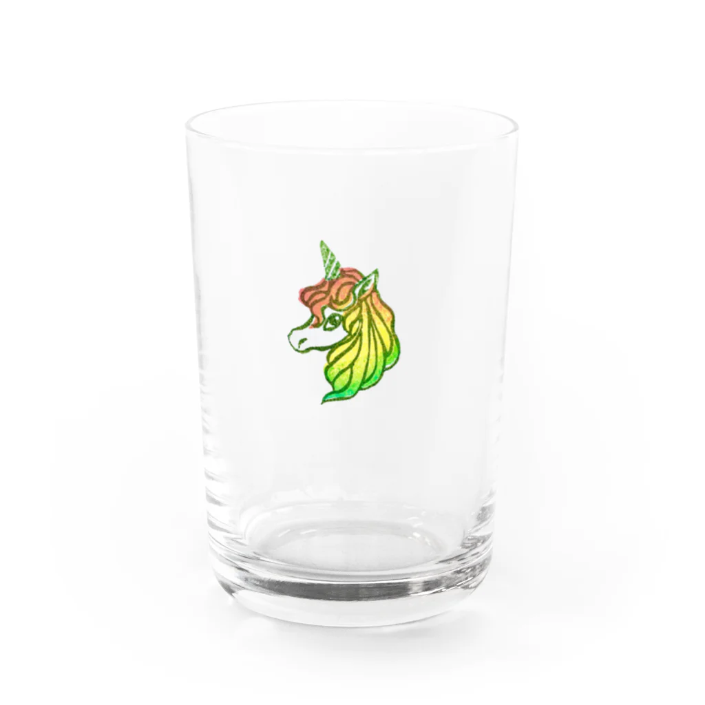 wishingRingの一角獣 Water Glass :front