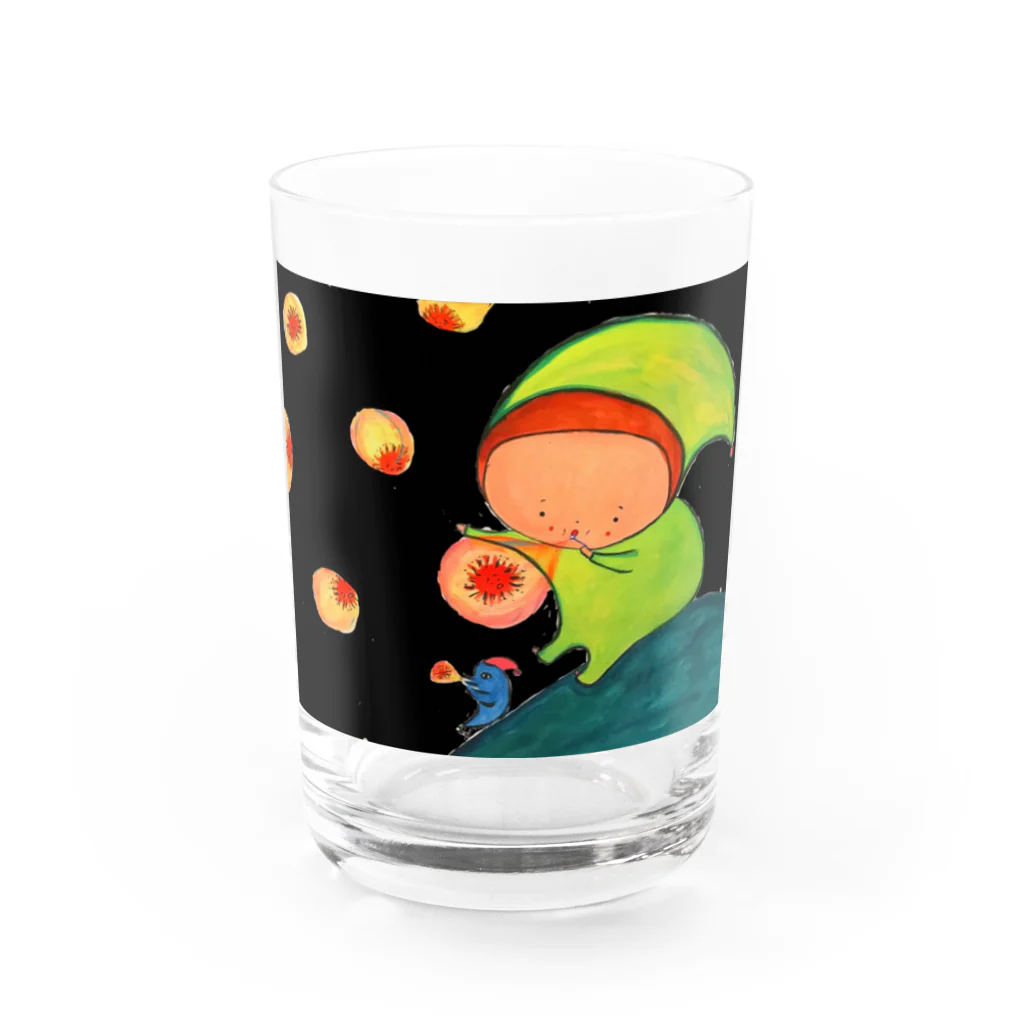 okaka-yamabokkoのおかかレンジャーVSコロナウィルス Water Glass :front