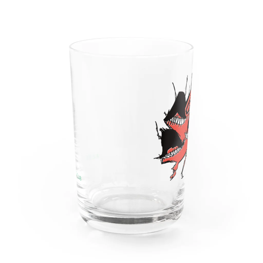 東高円寺U.F.O.CLUB webshopのおとぎ話 x U.F.O.CLUBオリジナルグラス Water Glass :front