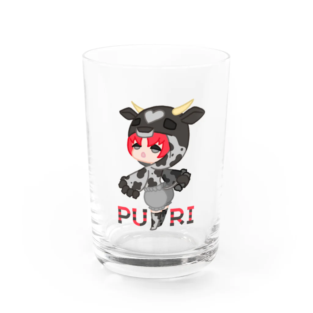 ウサネコのぷり☆コウシちゃん Water Glass :front