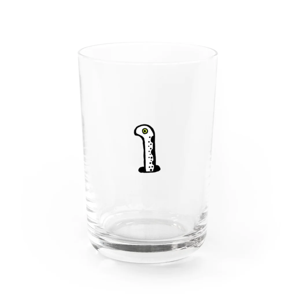 イザワメイのオンラインショップのチンアナゴちゃん1匹 Water Glass :front