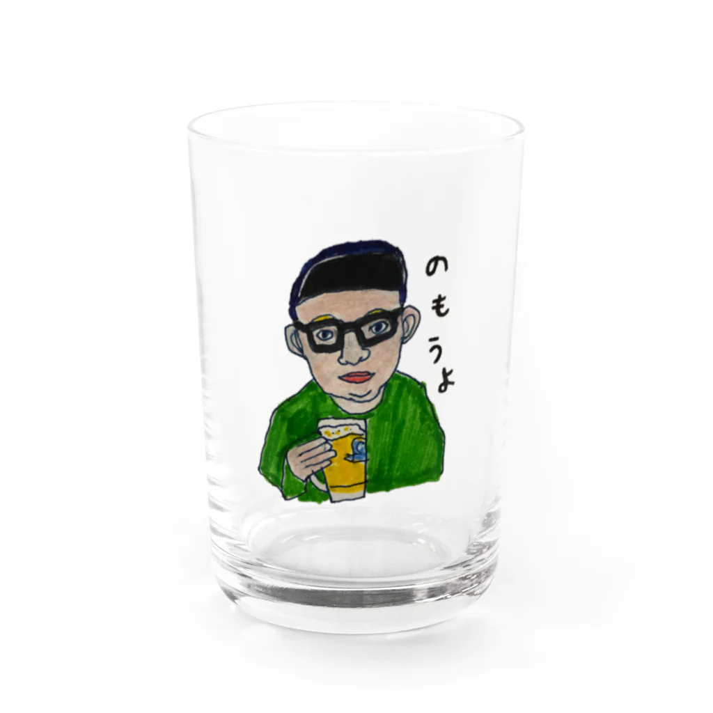 toadの飲もうよ Water Glass :front