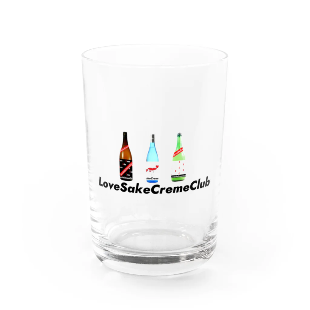 lovesakecremeclubのLSCCオリジナル グラス前面