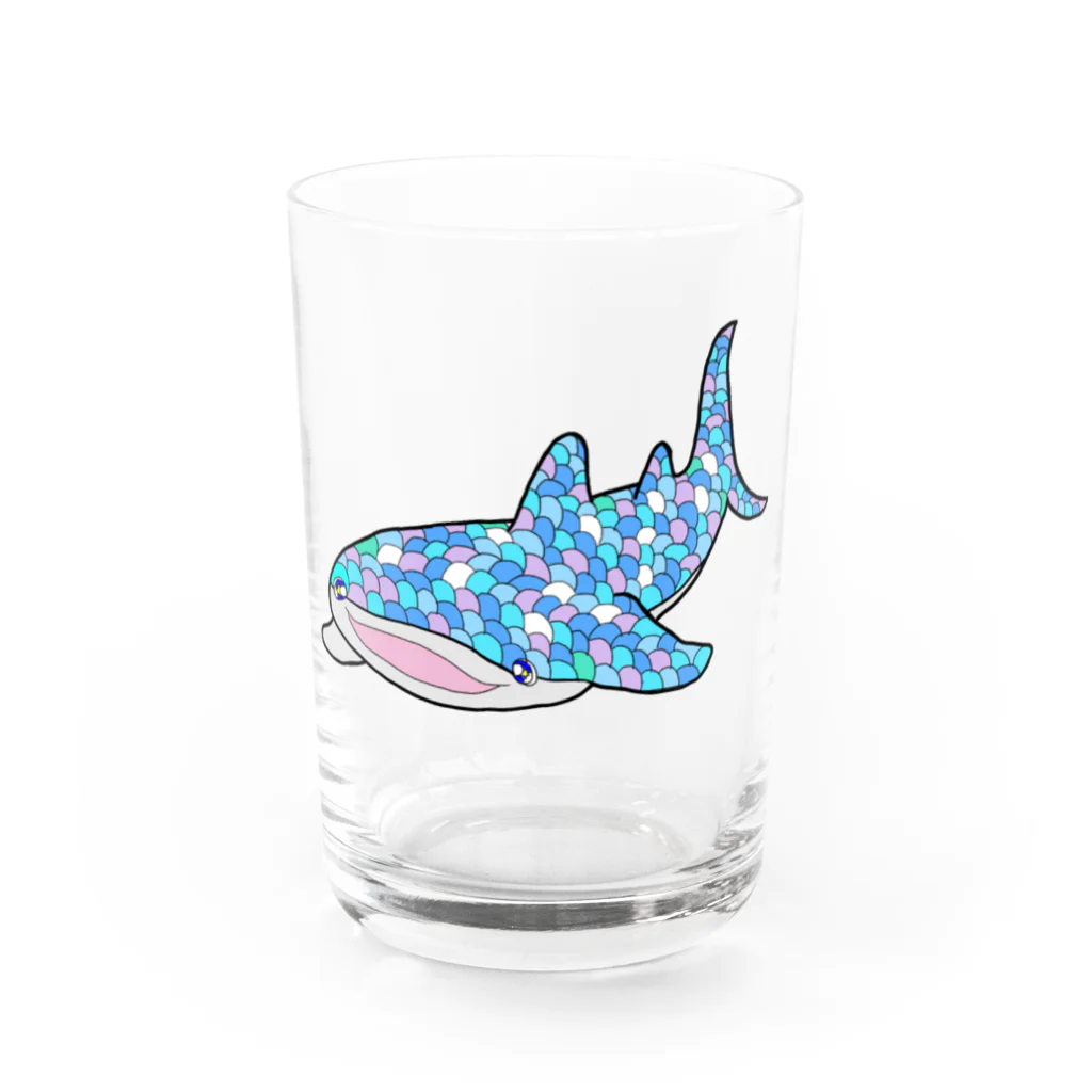 こーちゃんとおみせやさんのじんべいくん。 Water Glass :front