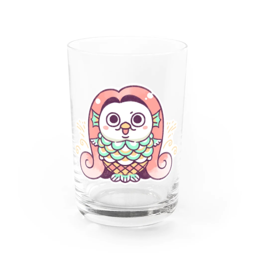 トシゾーのSUZURIのとこのアマビエｘモチゾー Water Glass :front