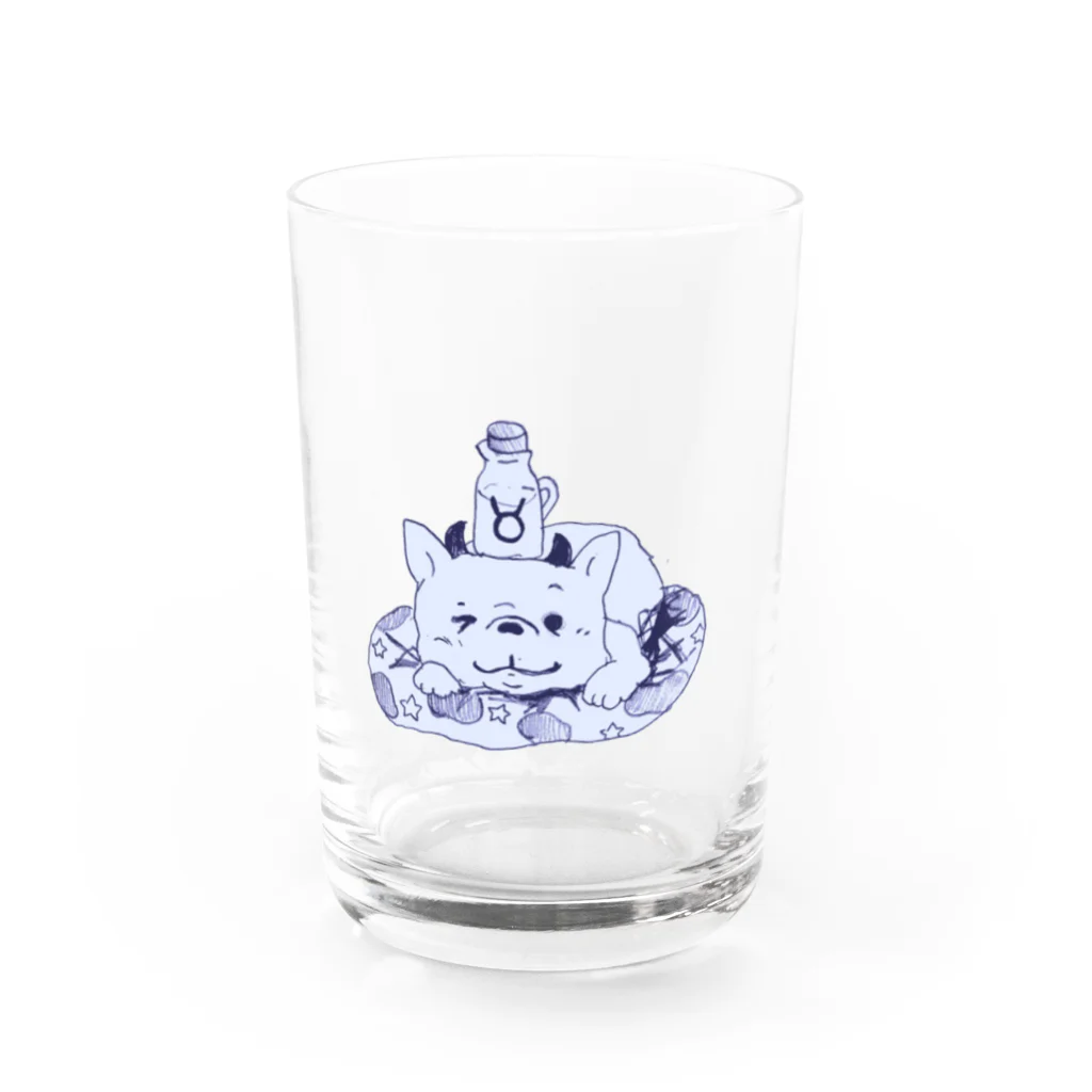 真奈美の牡牛座 フレブル Water Glass :front