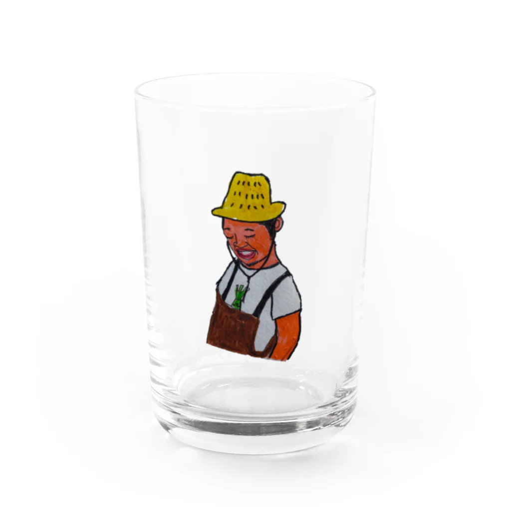 toadのワサビくん Water Glass :front