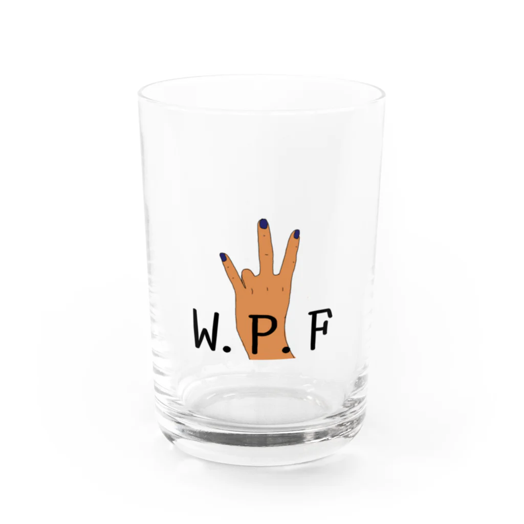 WakameleonのW.P.F 枠なし Water Glass :front