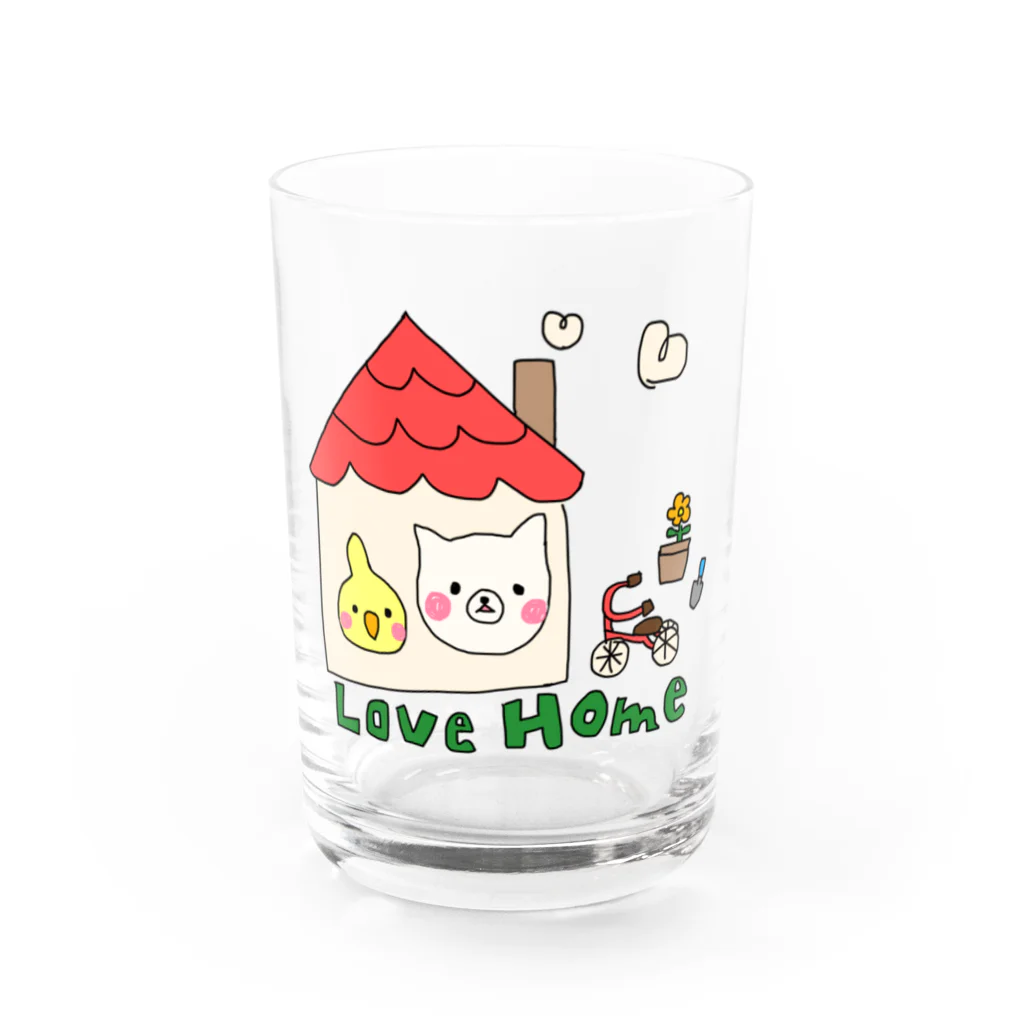 Rainbow StudioのLove Home Water Glass :front