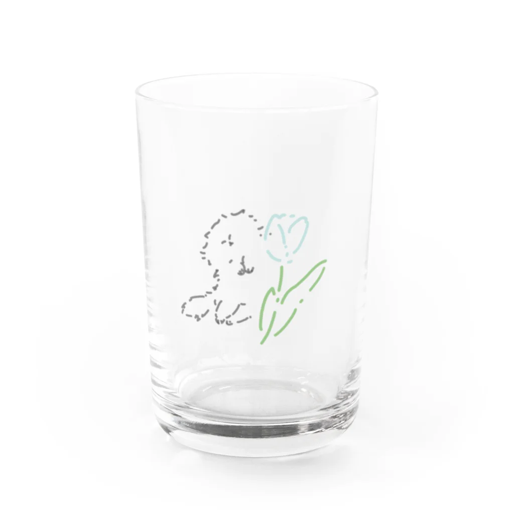 nascos.のおおきいチューリップ Water Glass :front