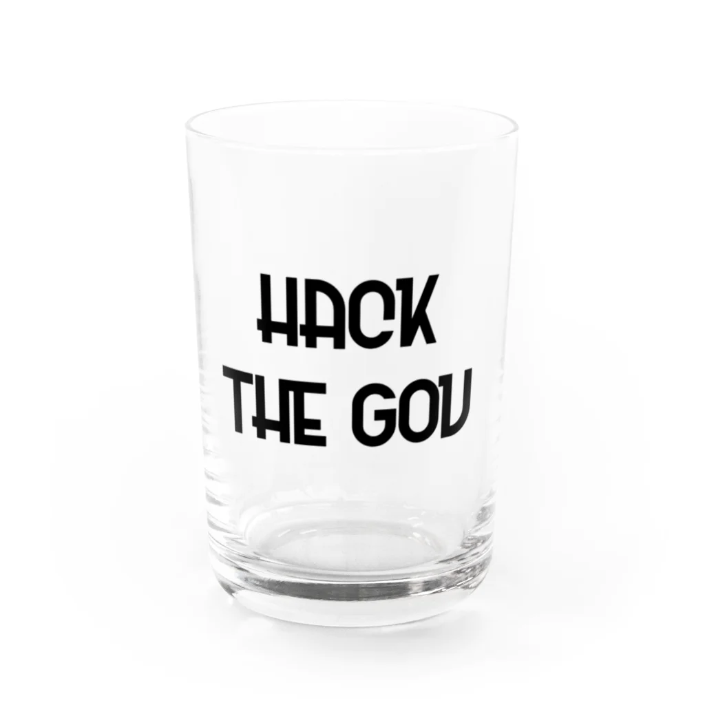 tknzkのhack the gov black グラス前面