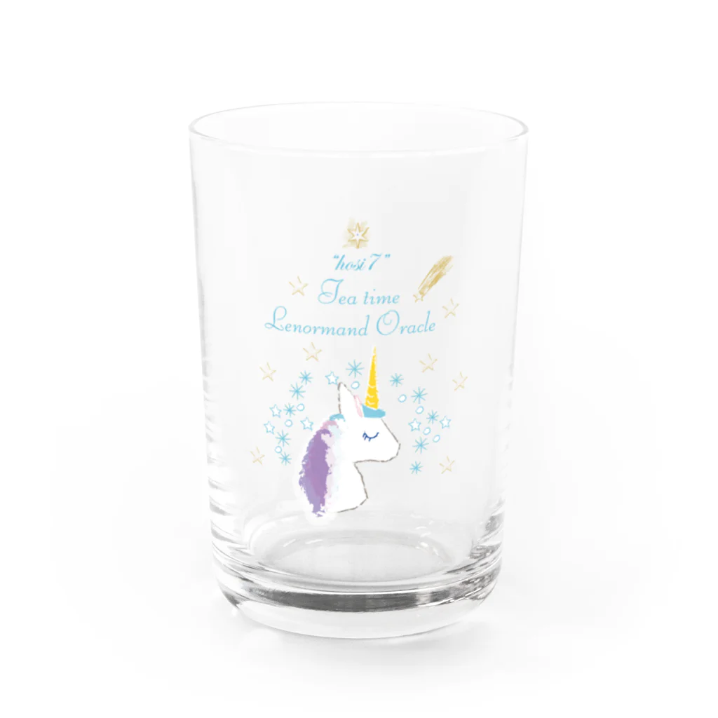 hosi7 ほしななのユニコーン Water Glass :front