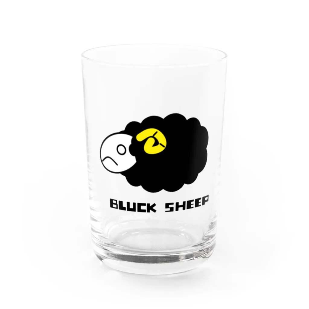 GodGorogoroの黒い羊 Water Glass :front