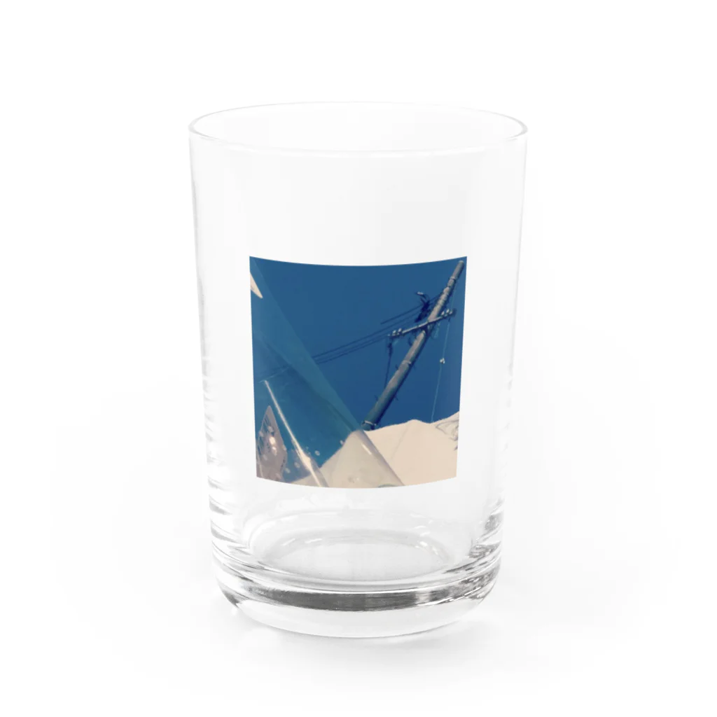 梢の暑い Water Glass :front